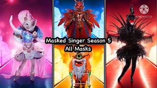 Masked Singer Season 5 All Masks [upl. by Anairuy344]