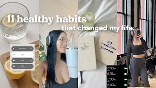 11 lifechanging healthy girl habits🌱 how to build discipline and be productive [upl. by Trebornhoj691]