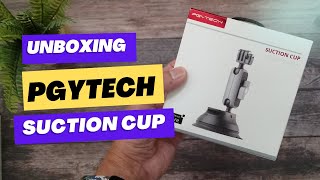 PGYTECH SUCTION CUP Product Unboxing Pairing VIVITAR Action Camera [upl. by Nytsirt765]