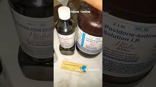 Povidone  iodine Uses in Hindi mediinformer [upl. by Jaquelyn6]