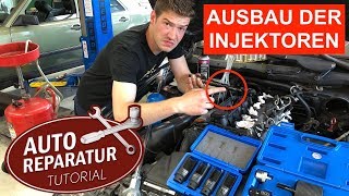 Injektoren wechseln Part 1  Ausbauen und Einschicken   DIY Tutorial [upl. by Lebazej109]