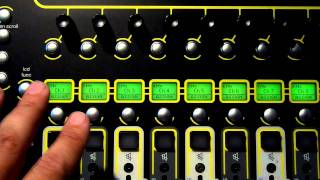 DiGiCo  SD Series  Bancos de Faders  En Español [upl. by Eidnyl249]