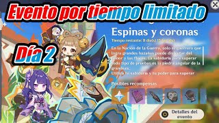 F2P Genshin Impact evento  Espinas y coronas parte 2 [upl. by Grissom993]