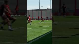 VINCENT KOMPANY GOAL IN TRAINING FC BAYERN [upl. by Hairej]