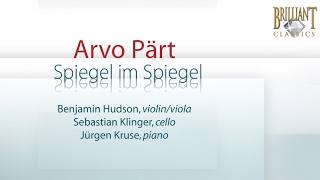 Arvo Pärt Spiegel im Spiegel Full Album [upl. by Retlaw]