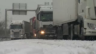 Vague de froid  la majorité des départements français en vigileance jaune [upl. by Mathis232]