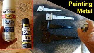 How to Paint Bare Metal to Last for Years RustOleum  No Chipping or Pealing [upl. by Ane358]