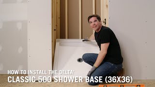 How to Install the Passage Shower Base [upl. by Anuala]