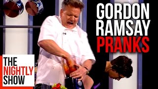 All of Gordon Ramsays Best Pranks  COMPILATION [upl. by Liba296]