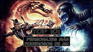 Top 10 Personajes más poderosos de Mortal Kombat [upl. by Alaster522]