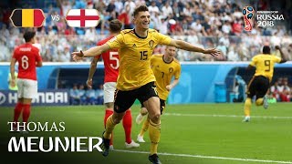 Thomas Meunier Goal – Belgium v England – MATCH 63 [upl. by Pettit786]