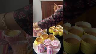 കുറച്ചു കപ്‌കേക്സ് ചെയ്താലോ🧁😄😃cupcakescupcakeshortscupcakesdecoradoscupcakesquadviralsong [upl. by Nosneh]