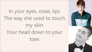 Eyes Nose Lips  English Cover by Eric Nam lyric video [upl. by Church]