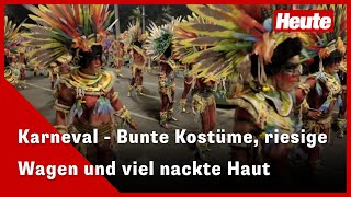 Karneval in Rio Kostüme Wagen und viel nackte Haut [upl. by Oisacin720]