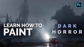 Learn To Paint Horror Art Halloween Special [upl. by Orag]