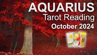 AQUARIUS TAROT READING quotA BIG CHANGE IN DIRECTION amp A HELPING HANDquot October 2024 october2024 [upl. by Trudie]