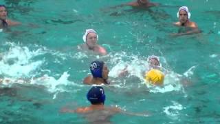 Water polo sibling rivalry Harvard vs USAFA 25OCT2015 Harrison brother highlights [upl. by Doro507]