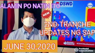 SAP UPDATES NG 2ND TRANCHEALAMIN NATIN [upl. by Ynaoj]