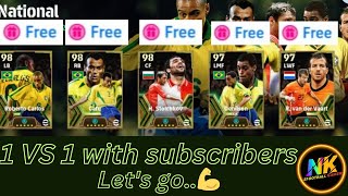 Efootball 2024 1v1 With Subscribers Rank Push Suuiiiibscribe Guys [upl. by Ainehta]