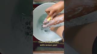 Pedicure at home diypedicureathome short youtubeshorts [upl. by Rhys]