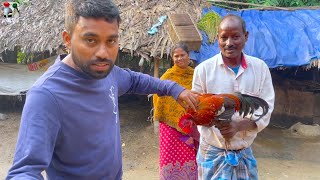 শীতের শুরুতেই গ্রামের দেশি লাল মোরগ ধরে রান্না করে খাওয়া  winter special red country chicken curry [upl. by Ruffin307]