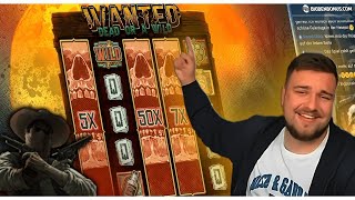 SATTER GEWINN BEI WANTED 🤠💰  Casino Slot Stream Highlights [upl. by Nahsez]