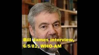 Bill James interview 6582 on WHOAM [upl. by Aidiruy]