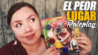 ROLEPLAY El PEOR Lugar de Maquillaje de HALLOWEEN ASMR en Español [upl. by Codding]