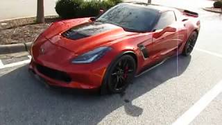 2016 Chevy Corvette Z06 Orange walk around [upl. by Lednic]