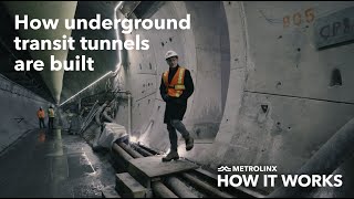 How underground transit tunnels are built in the GTHA [upl. by Yeo]