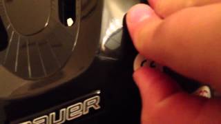 How to take the stickers off of your hockey helmet [upl. by Ecyrb]