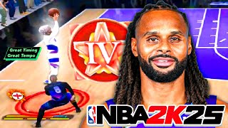 USING PATTY MILLS BASE FOR THE 1ST TIME IS IT ACTUALLY OPBROKEN ON NBA 2K25 STARTER 4 REWARDS [upl. by Kalila650]