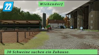 LS22 Wiebendorf  30 Schweine suchen ein Zuhause [upl. by Haneekas114]