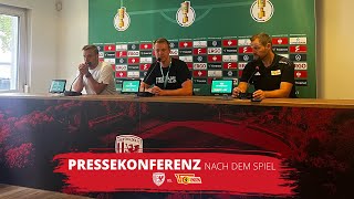 PRESSEKONFERENZ NACH DEM SPIEL  Greifswalder FC vs 1 FC Union Berlin  DFBPokal [upl. by Notna544]