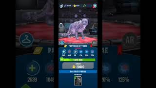 Jurassic world alive level 20 Panthera Blytheae [upl. by Lolande]