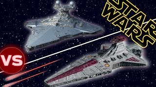 Venator Class Star Destroyer vs Victory I Star Destroyer  Star Wars Who Would Win [upl. by Botzow]