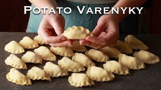 Ukrainian Potato Varenyky known as Pierogi in Poland [upl. by Akemat67]