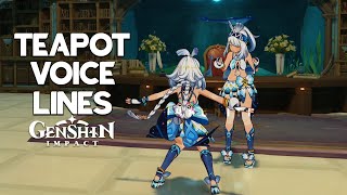 Mualani Teapot Short Voice Lines  Dialogues  Genshin Impact [upl. by Spillihp]