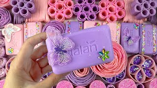 ASMR SOAP⭐ Relaxing video with crushing soap clay cracking Cutting soap cubes soap waves [upl. by Elohcan716]