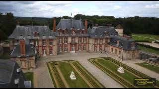 Château de Breteuil  Vidéo drône aérien [upl. by Ahsima]