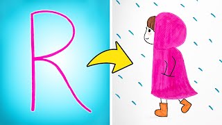 MOST Cute Drawing Tricks That Will Brighten Your Day  Easy Drawing Tutorial [upl. by Luanni]