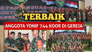 Merinding  Koor dari Pasukan TNI Yonif 744 SYB [upl. by Anifled449]