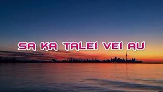 “Sa Ka Talei” Karaoke Fijian gospel song [upl. by Efal]