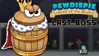 Pewdiepie Legend of Brofist  Last Boss Fight  ENDING PC Mobile [upl. by Nickie]