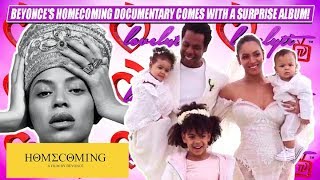 Social media GOES CRAZY Beyonces Homecoming Documentary Comes With a Surprise Album [upl. by Frasquito]