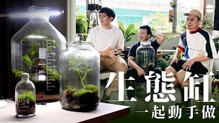 生態缸其實超簡單  生態缸 DIY 室內植栽 [upl. by Leifeste]