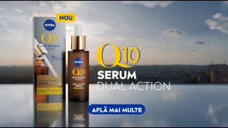 Descoperă noul Serum antirid NIVEA Q10 Dual Action [upl. by Ahsinnor518]