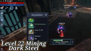 LVL 22 DARKSTEEL MINING  MIR4  HOW TO MINE DARKSTEEL  WMEX  ITS NOT A HACK  BLUE MINE [upl. by Filmore]