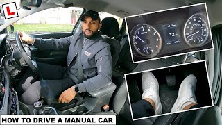 How to Drive a Manual Car and Change Gears [upl. by Neitsirk]