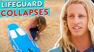 Lifeguard On The Verge Of Collapsing After Rescue  10 Minute Episode [upl. by Ide]